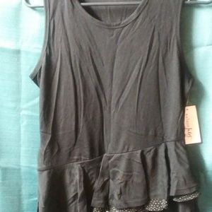 Sleeveless blank tank top